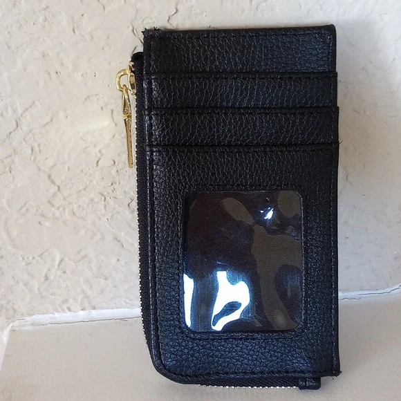 Steve Madden Black Card Wallet - Picture 2 of 5